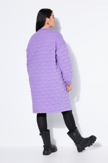Plus size veliki brojevi Haljina mini s printom srca za punije