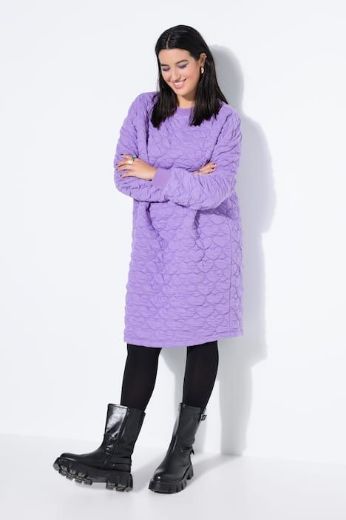 Plus size veliki brojevi Haljina mini s printom srca za punije