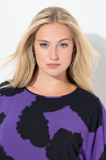 Plus size veliki brojevi Tunika 3/4 rukava šireg kroja za punije