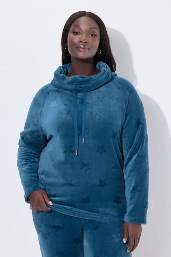Plus size veliki brojevi Trenirka gornji dio  dugih rukava povišenog ovratnika za punije