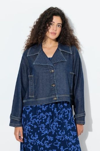 Plus size veliki brojevi Jakna traper za punije
