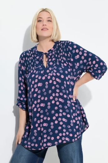 Plus size veliki brojevi Tunika dugih rukava A kroja za punije