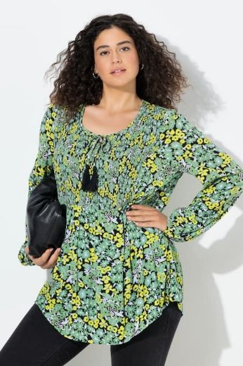 Plus size veliki brojevi Bluza dugih rukava A kroja za punije