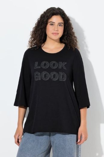 Plus size veliki brojevi Majica 3/4 rukava A kroja za punije