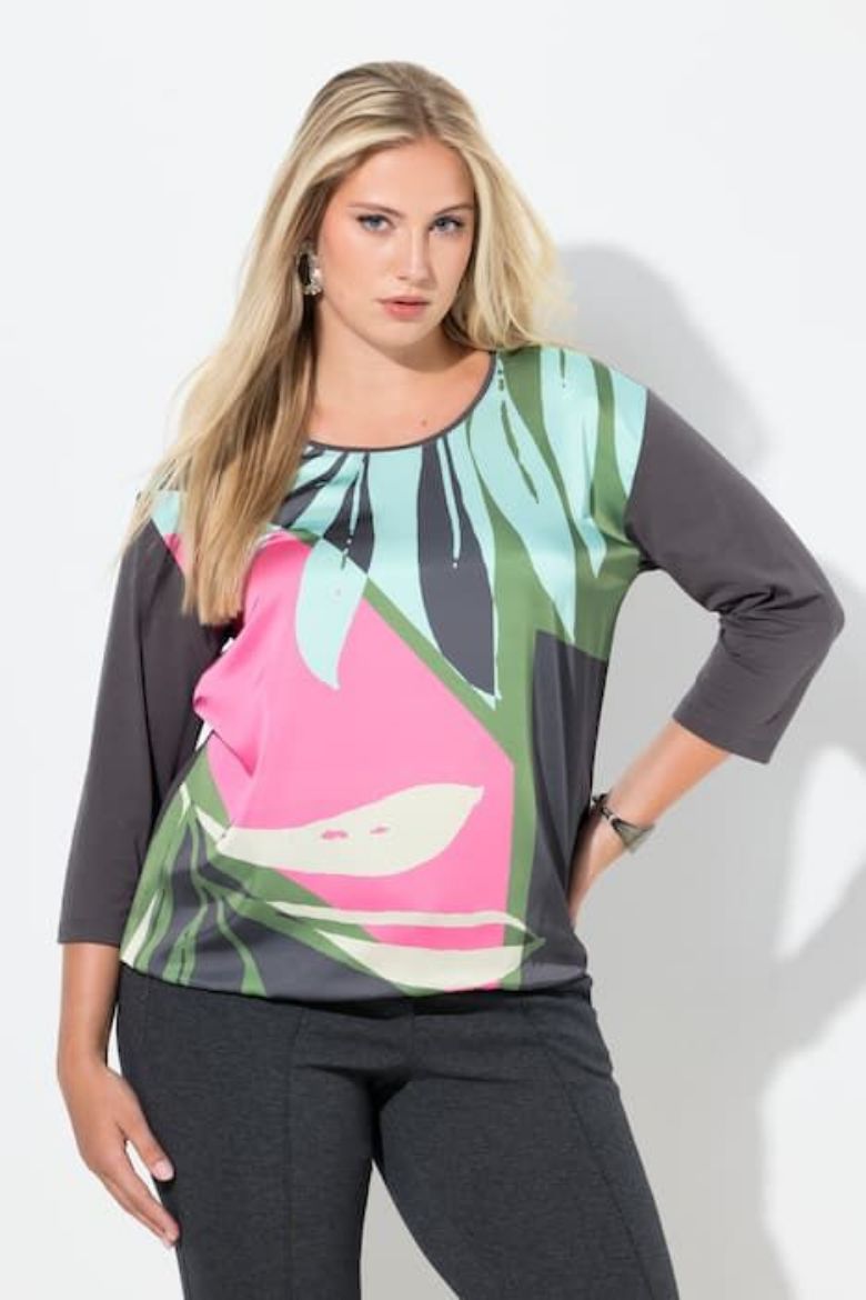 Plus size veliki brojevi Majica 3/4 rukava za punije