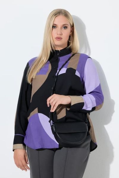 Veliki brojevi Bluza dugih rukava A kroja moda za punije