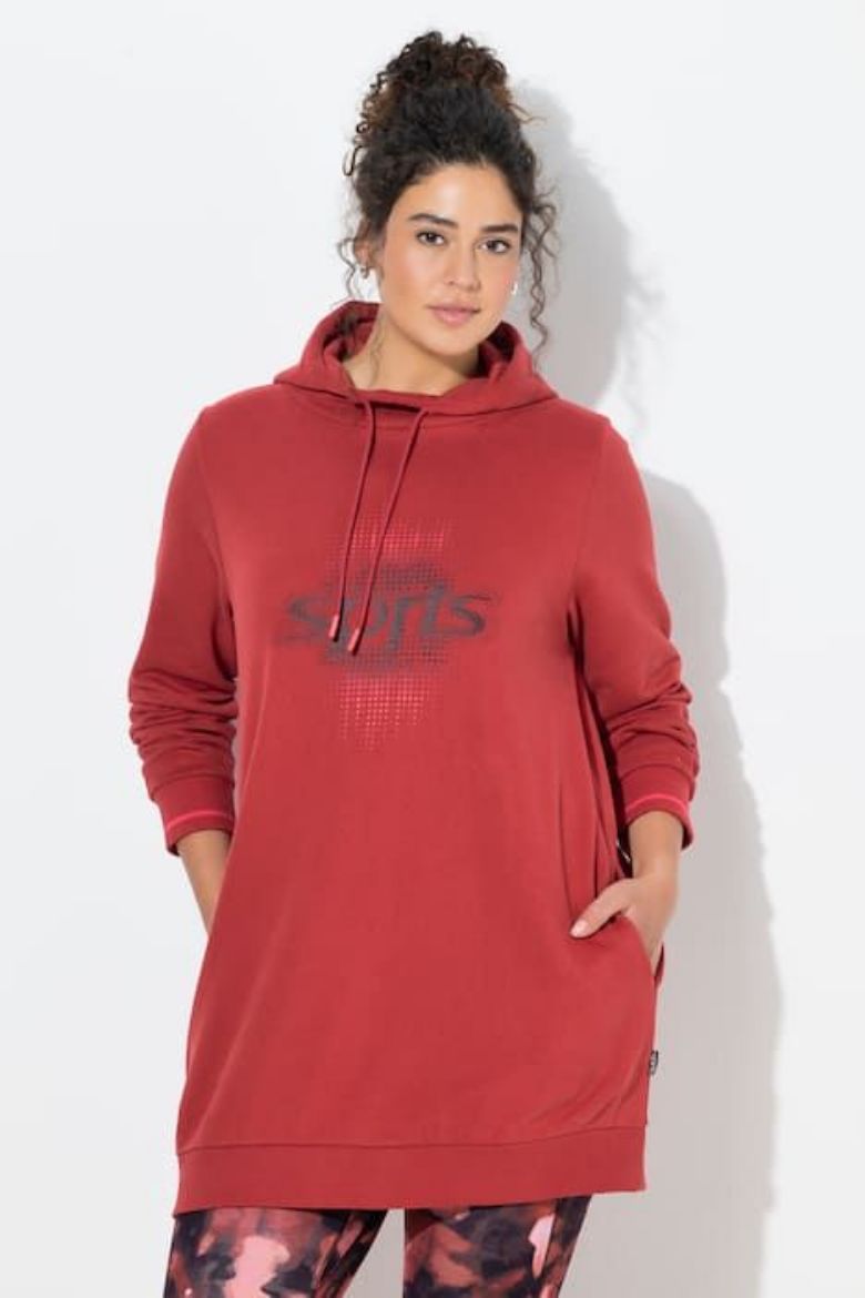 Plus size veliki brojevi Majica dugih rukava s kapuljačom za punije