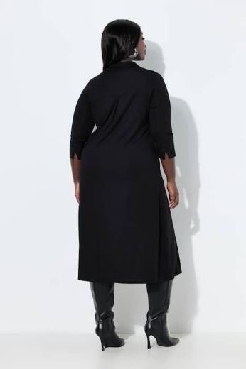 Plus size veliki brojevi Haljina midi 3/4 rukava za punije