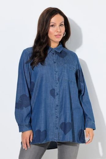 Plus size veliki brojevi Bluza dugih rukava A kroja za punije