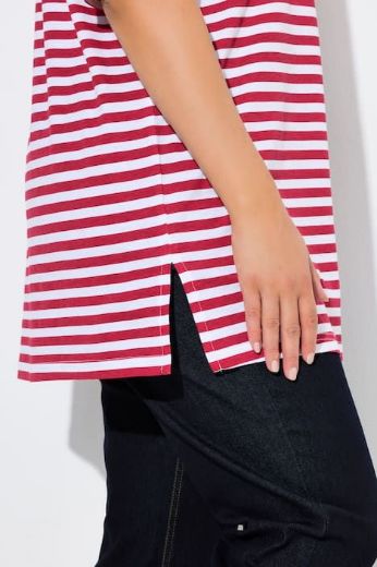 Plus size veliki brojevi Majica kratkih rukava šireg kroja za punije