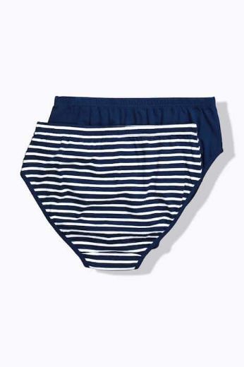 Plus size veliki brojevi Gaćice midi 2 komada za punije