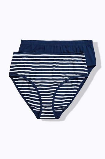 Plus size veliki brojevi Gaćice midi 2 komada za punije