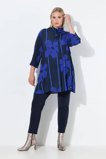 Plus size veliki brojevi Tunika 3/4 rukava A kroja za punije