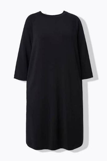 Plus size veliki brojevi Haljina midi 3/4 rukava za punije
