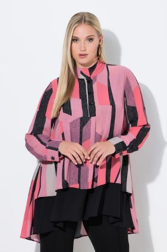 Plus size veliki brojevi Tunika dugih rukava A kroja za punije