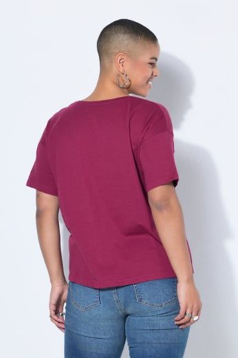 Plus size veliki brojevi Majica okruglog ovratnika kratkih rukava za punije