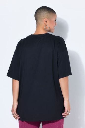 Plus size veliki brojevi Majica dužeg kroja s natpisom za punije