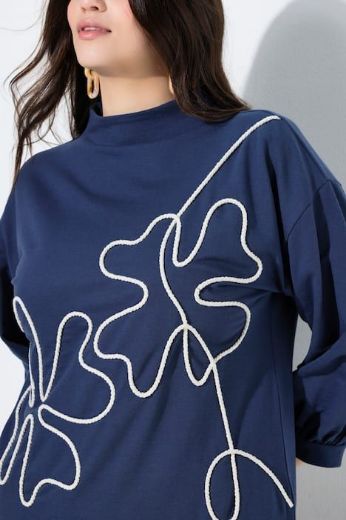 Plus size veliki brojevi Majica 3/4 rukava za punije