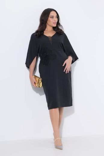 Plus size veliki brojevi Haljina svečana 3/4 rukava za punije