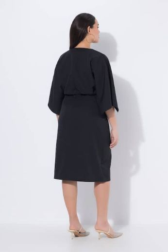 Plus size veliki brojevi Haljina svečana 3/4 rukava za punije
