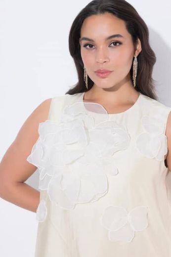 Plus size veliki brojevi Haljina elegantna midi bez rukava za punije