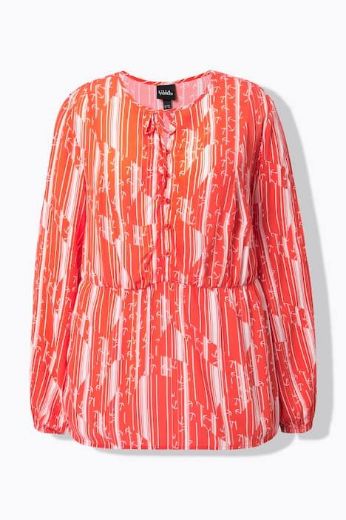 Plus size veliki brojevi Bluza dugih rukava A kroja za punije