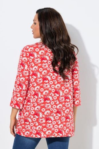 Plus size veliki brojevi Majica 3/4 rukava A kroja za punije