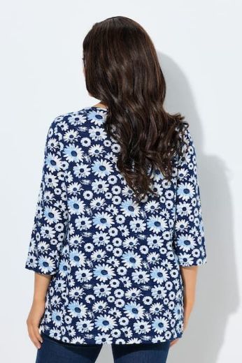 Plus size veliki brojevi Majica 3/4 rukava A kroja za punije