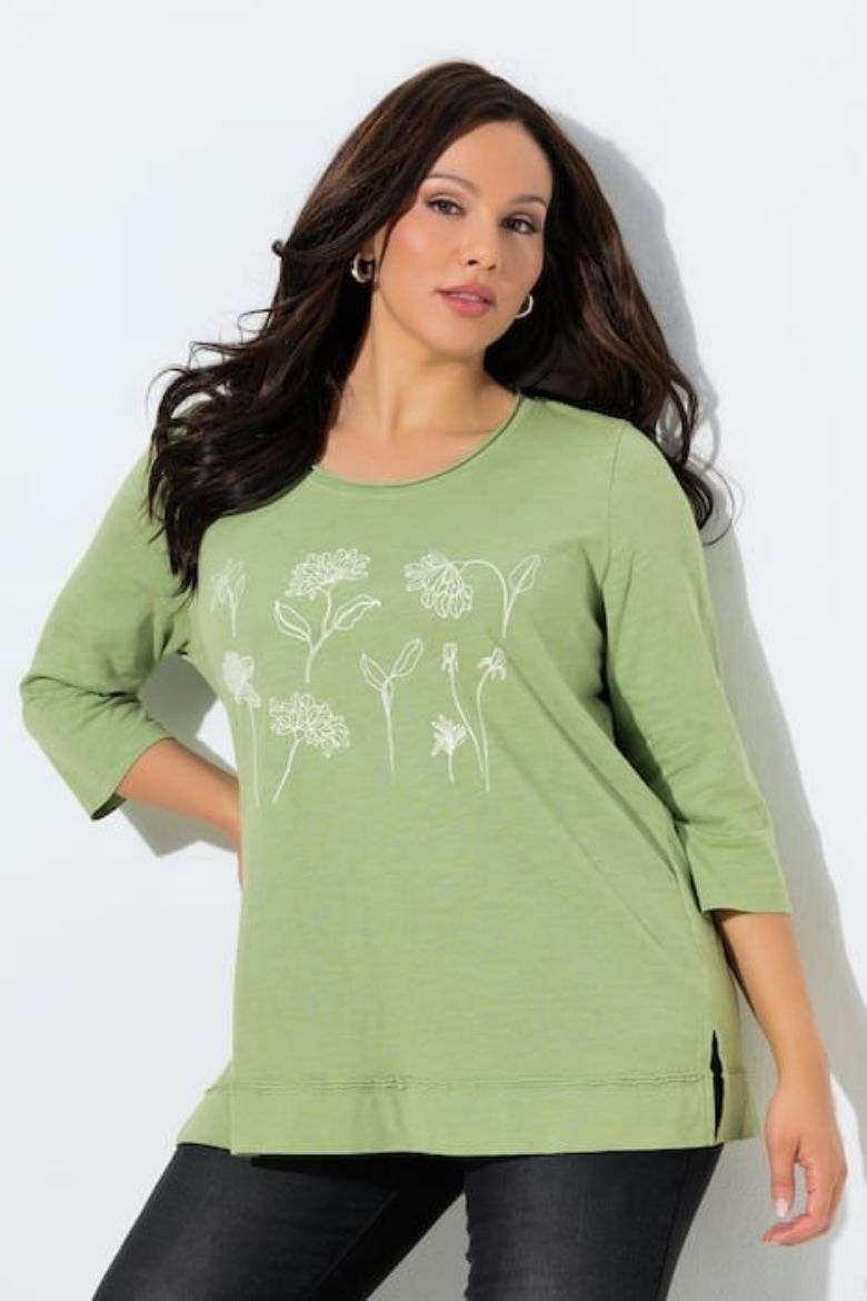 Plus size veliki brojevi Majica 3/4 rukava za punije