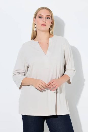 Plus size veliki brojevi Tunika 3/4 rukava A kroja za punije