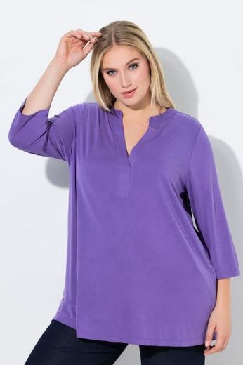 Plus size veliki brojevi Tunika 3/4 rukava A kroja za punije
