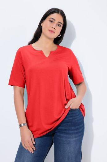 Plus size veliki brojevi Majica A kroj V ovratnik za punije