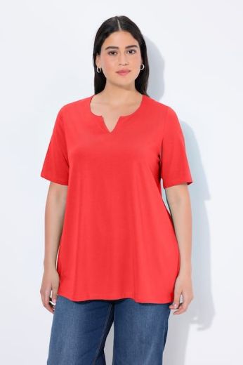 Plus size veliki brojevi Majica A kroj V ovratnik za punije
