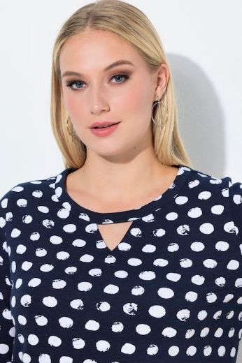 Plus size veliki brojevi Majica 3/4 rukava okruglog ovratnika za punije