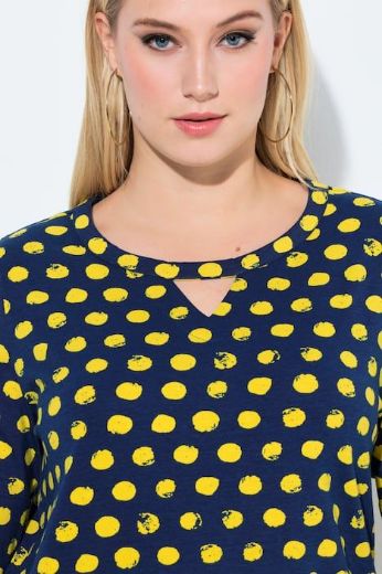 Plus size veliki brojevi Majica 3/4 rukava okruglog ovratnika za punije