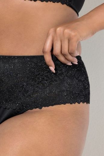 Plus size veliki brojevi Gaćice tange s ukrasnom čipkom za punije