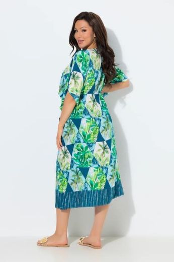 Plus size veliki brojevi Kaftan s motivom palme za punije