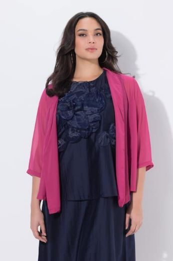 Plus size veliki brojevi Jakna lagana 3/4 rukavi za punije