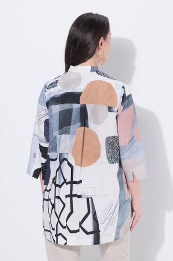 Plus size veliki brojevi Tunika 3/4 rukava za punije