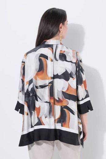 Plus size veliki brojevi Bluza 3/4 rukava šireg kroja za punije
