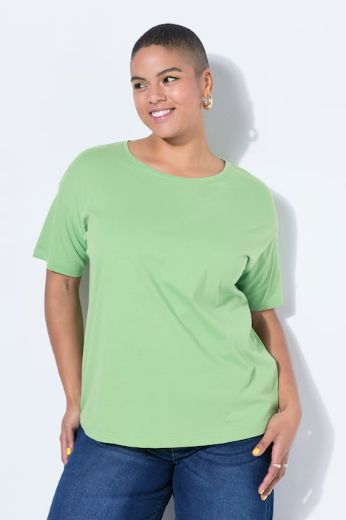 Plus size veliki brojevi Majica okruglog ovratnika kratkih rukava za punije