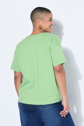 Plus size veliki brojevi Majica okruglog ovratnika kratkih rukava za punije