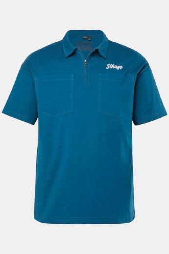 Plus size veliki brojevi Majica polo kratkih rukava s patentom za punije