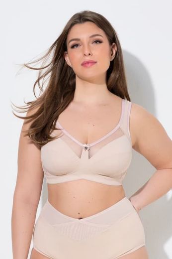 Plus size veliki brojevi Grudnjak bez žice mrežastog obruba za punije