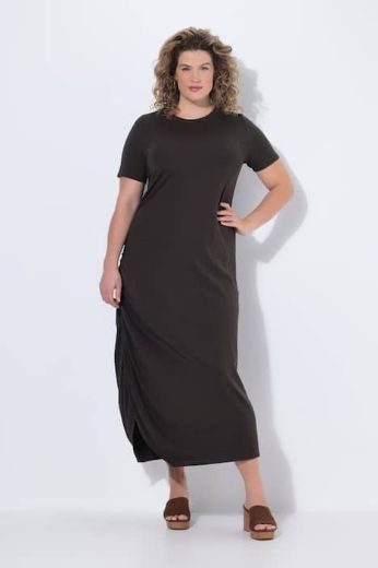 Plus size veliki brojevi Haljina maxi kratkih rukava za punije