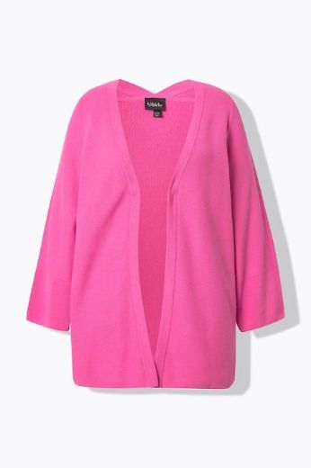 Plus size veliki brojevi Kardigan 3/4 rukava A kroja za punije