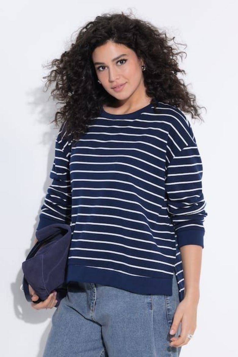 Plus size veliki brojevi Majica dugih rukava okruglog izreza za punije