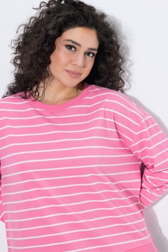 Plus size veliki brojevi Majica dugih rukava okruglog izreza za punije