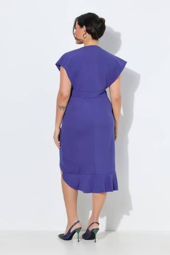 Plus size veliki brojevi Haljina elegantna V izreza za punije