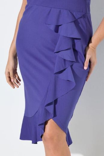 Plus size veliki brojevi Haljina elegantna V izreza za punije
